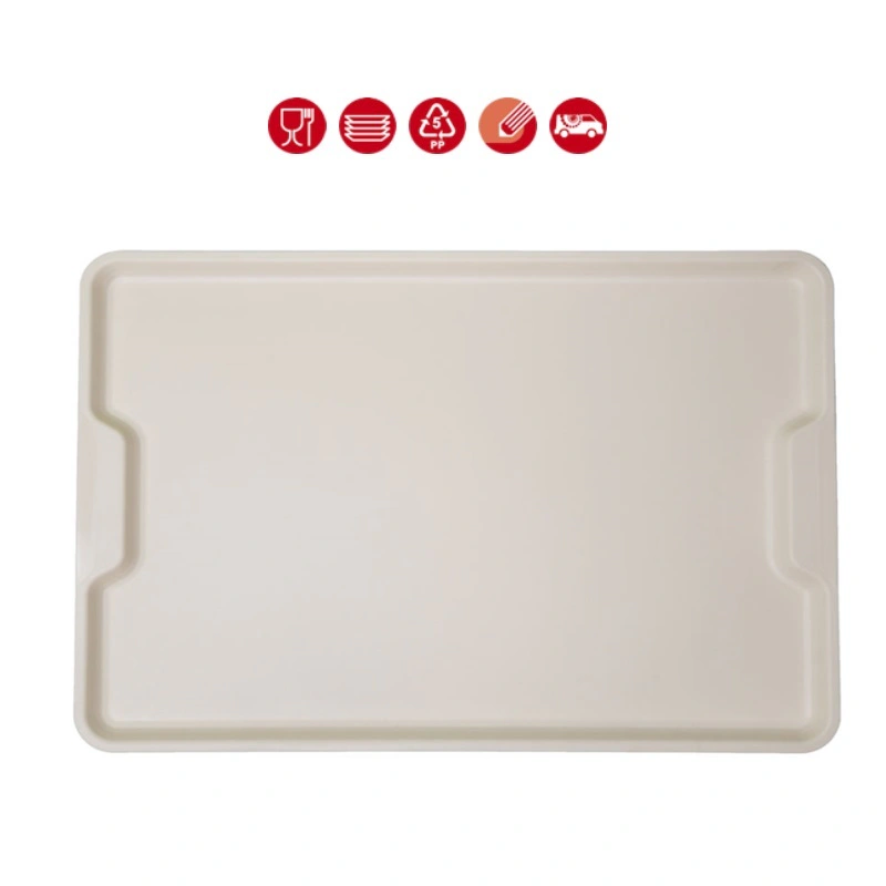 Lot de 30 plateaux cafétéria ergonomique 456x356