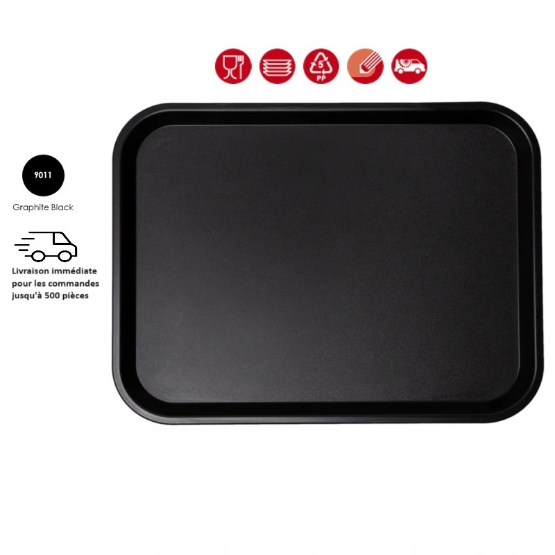 Lot de 30 Plateaux polypropylène cafétéria 456x356