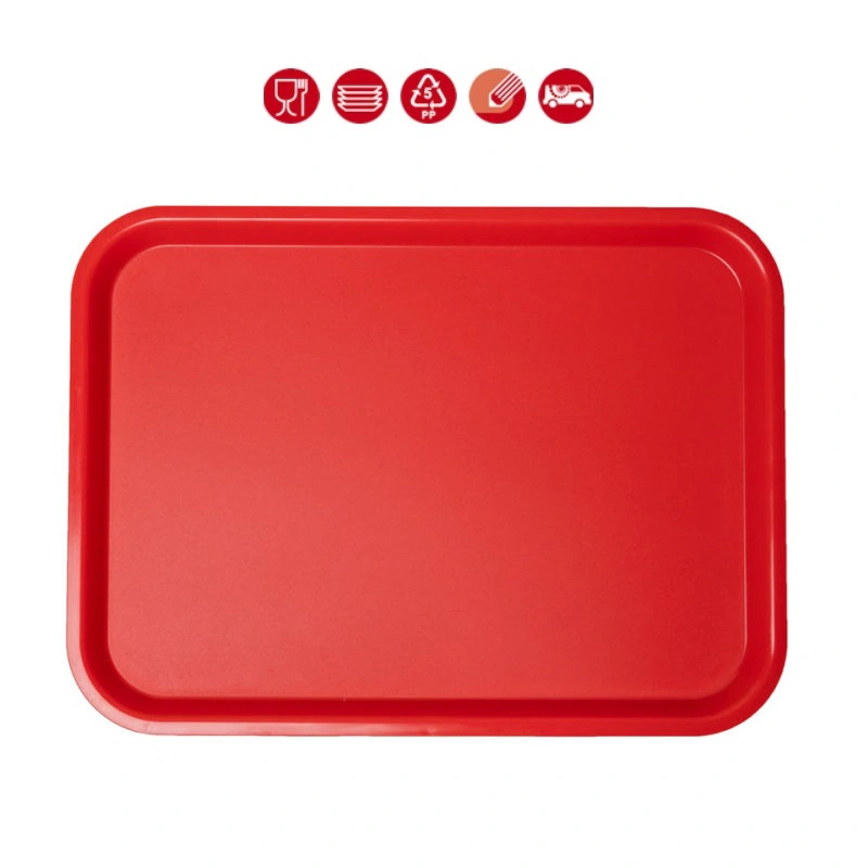 Lot de 30 Plateaux polypropylène cafétéria 456x356