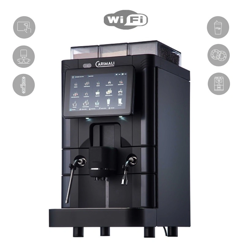 Machine a café multi boisson Noir Silverace
