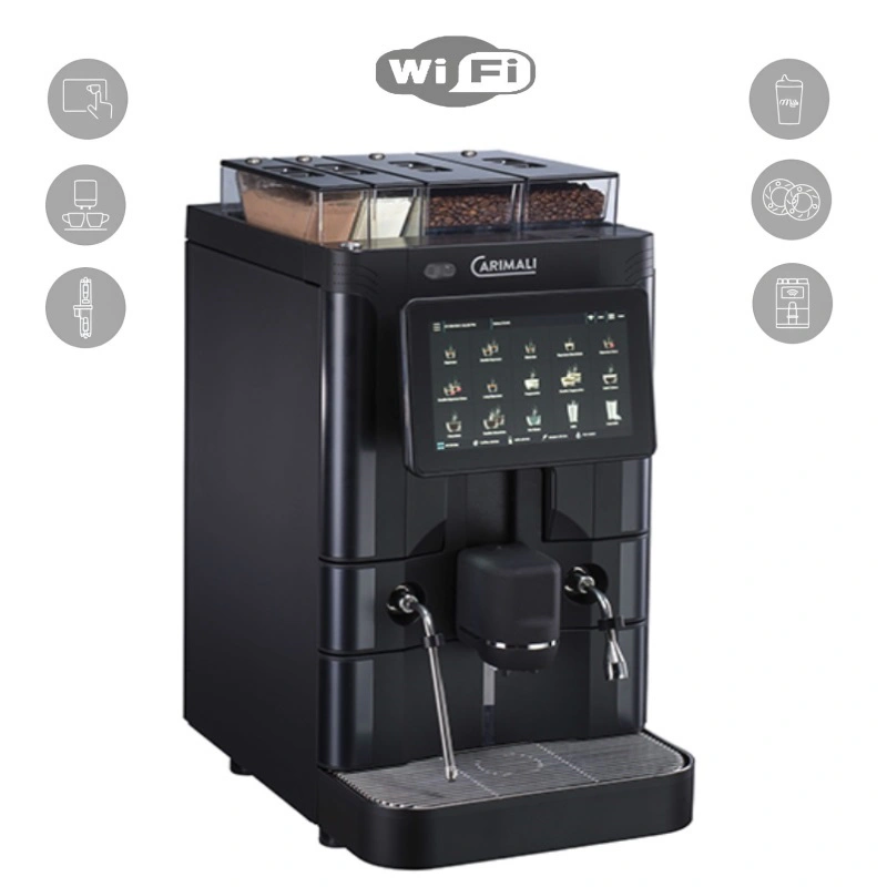 Machine a café multi boisson Noir Silverace