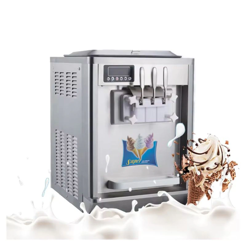 Machine à Crème Glacée avec 2 Saveurs et 1 Saveur