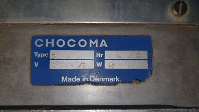 MACHINE A ENROBER LE CHOCOLAT Chocoma