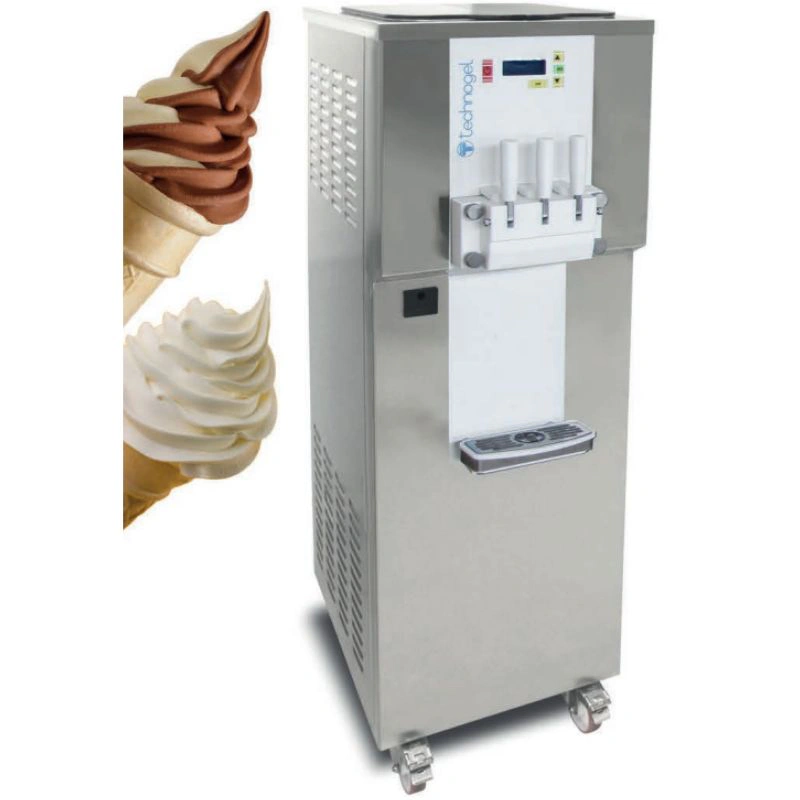 Machine à Glace à pompe 2 Saveurs + 1 mixte – 45 L