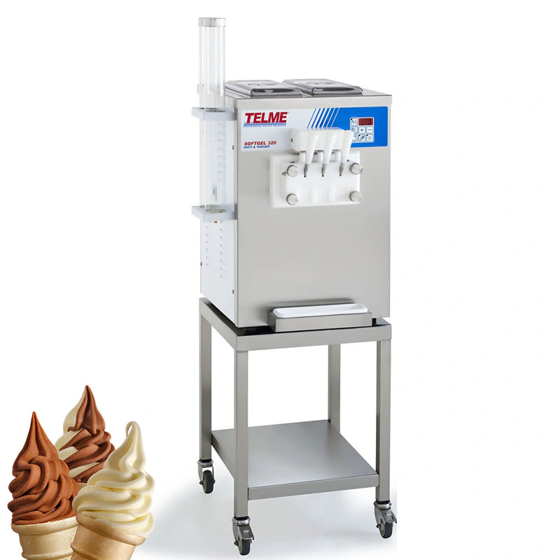 Machine à glace soft et yaourt glacé 2x6 L à poser