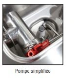 Machine à glaces 2 parfums avec pompe