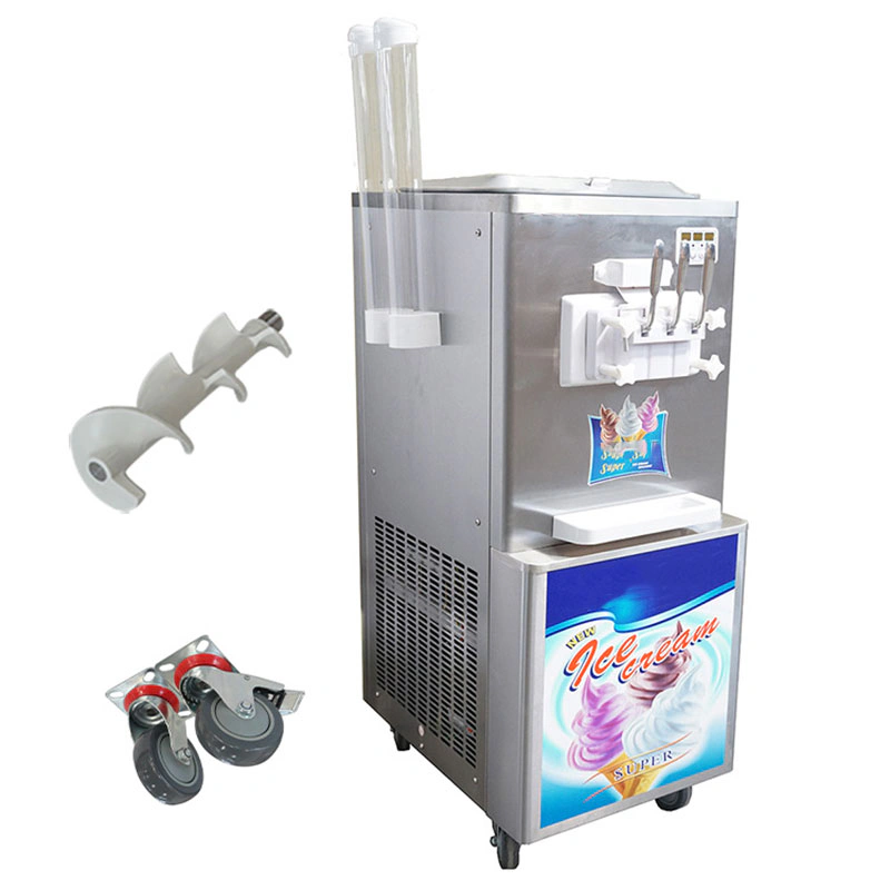 Machine Glace sur Pied avec 2 et 1Saveur Mixte