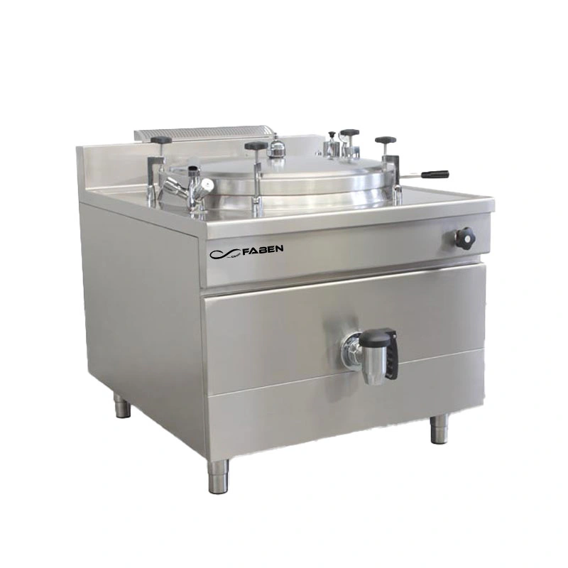 Marmite carrée 100 L AUTOCLAVE gaz direct