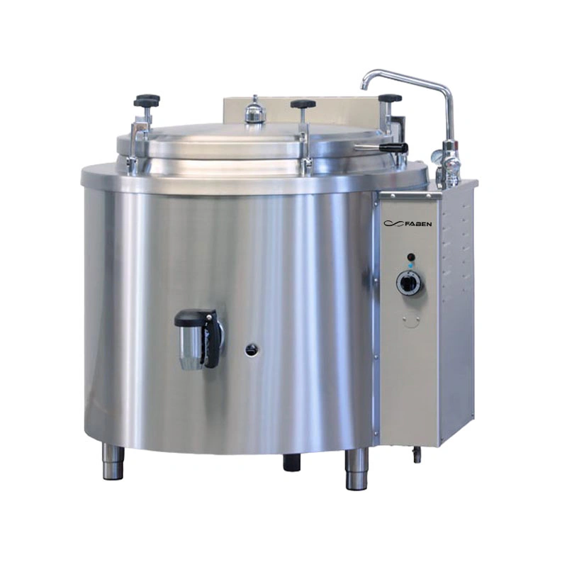 Marmite ronde AUTOCLAVE 100L GAZ INDIRECT