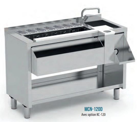 Meuble cocktail 1200mm Evier à droite