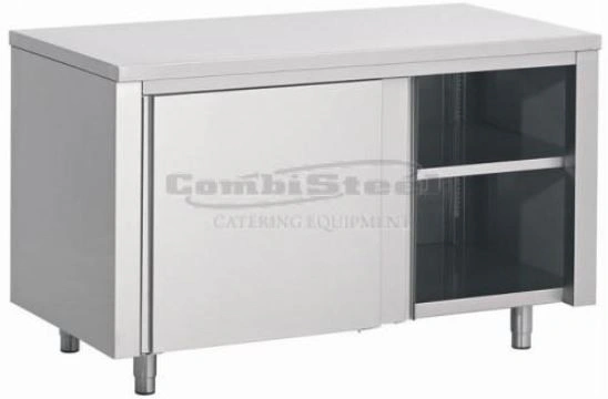 Meuble de Rangement bas Inox 1000 mm prof 700mm