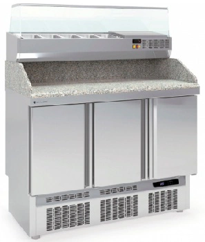 Meuble pizza compact 700 positif 3 portes
