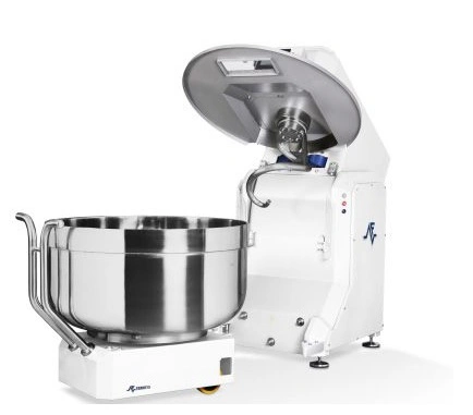 Pétrin a spirale avec cuve amovible 80kg de farine