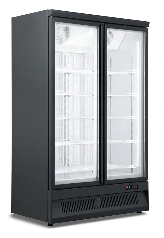 RÉFRIGÉRATEUR 2 PORTES EN VERRE SVO-1000R