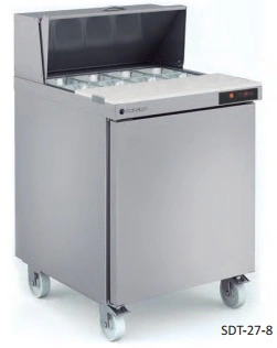 Table refregeree froide avec Porte Pleine GN