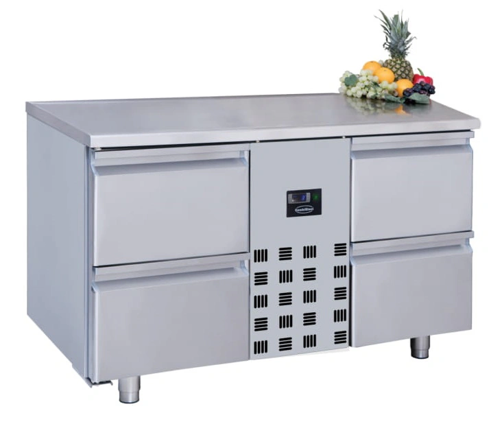 TABLE RÉFRIGÉRÉE 4 TIROIRS MONOBLOCK