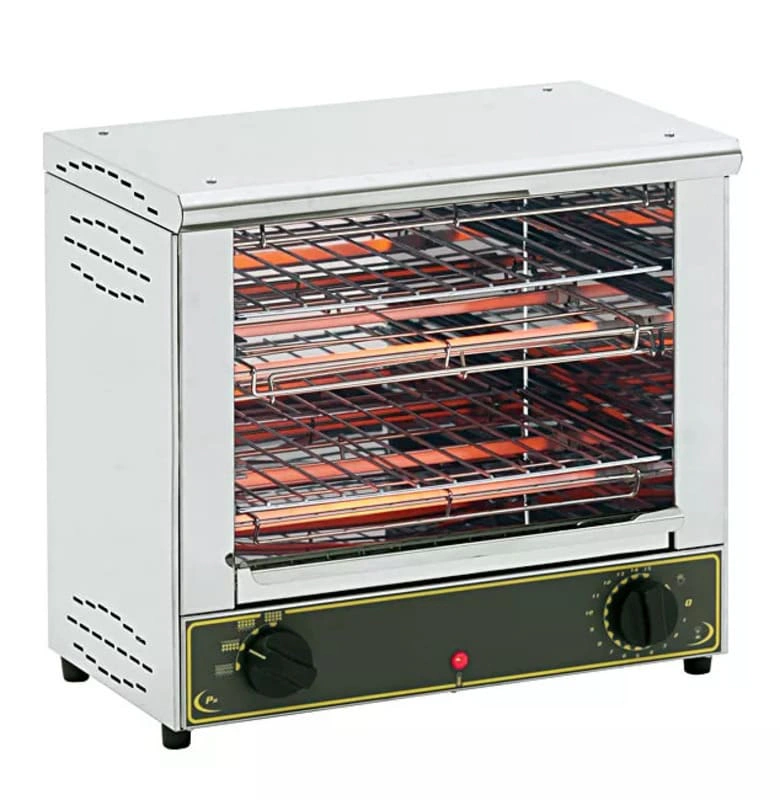 Toaster infrarouge – 2 niveaux de cuisson