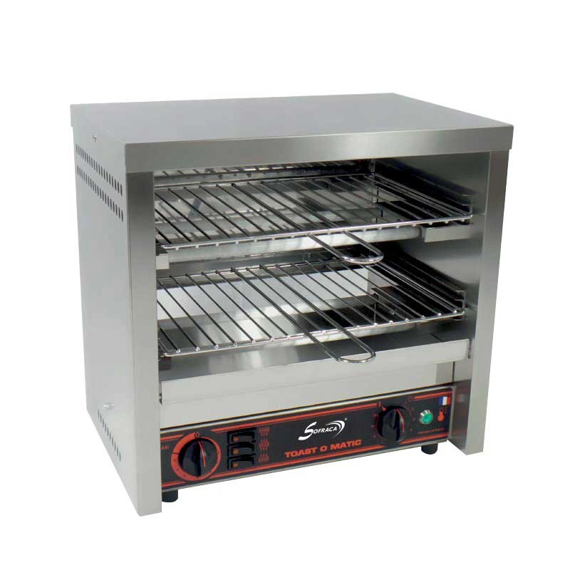 Toaster multifonctions avec régulateur + salamandre 1 étage - 2700 W
