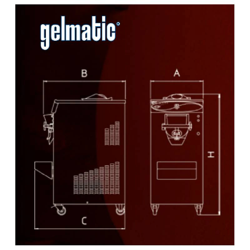 Turbine à Glace Gelmatic Premium 610 Eau
