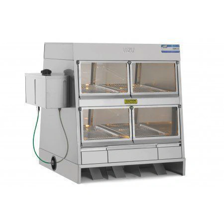 Vitrine chaude tranversante 8 portes VIZU