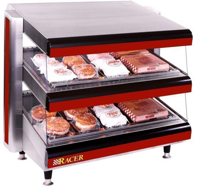 Vitrine chauffante 2 niveaux APW