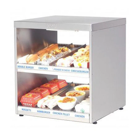 Vitrine chauffante 2 niveaux VIZU