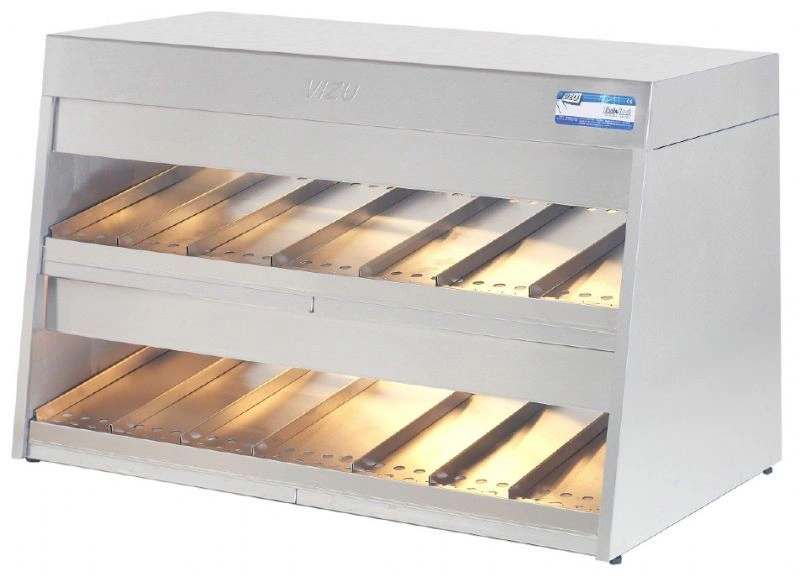 Vitrine chauffante 2 niveaux VIZU