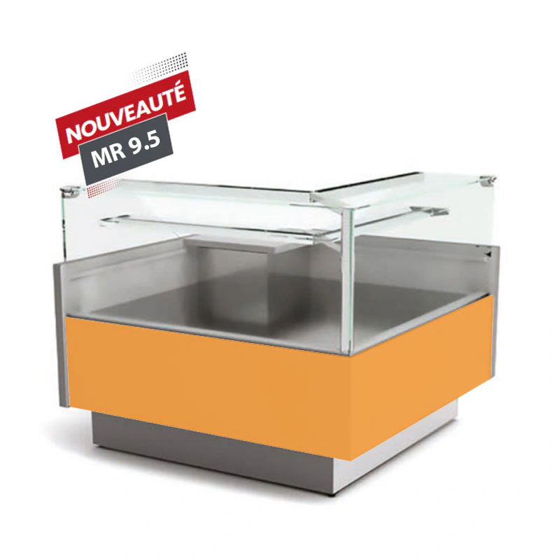 Vitrine d'exposition MR80 Vitre Droite Coin ouvert