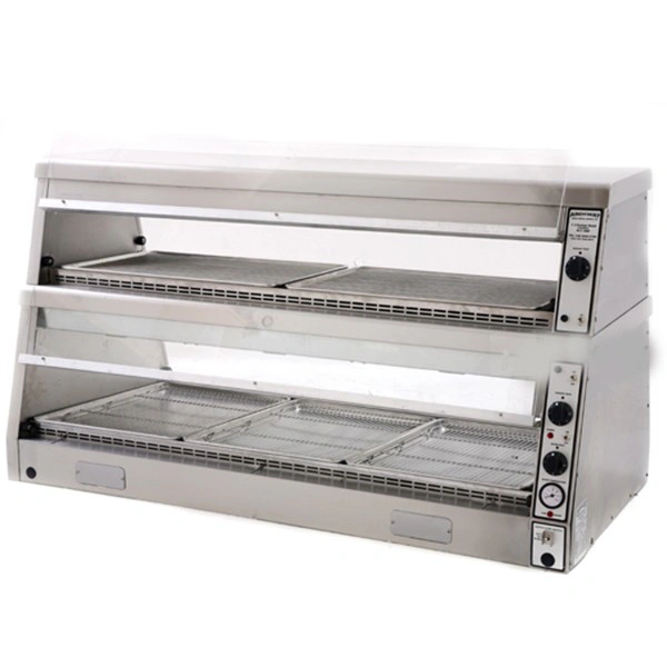 Vitrine maintien température 2 niveaux 1520 mm