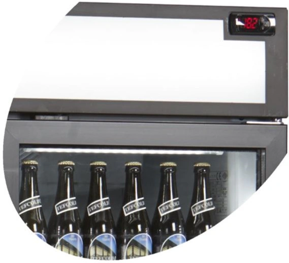 Vitrine réfrigérée 3 portes avec caisson - 825L