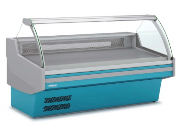 Vitrine refrigeree avec vitre relevable